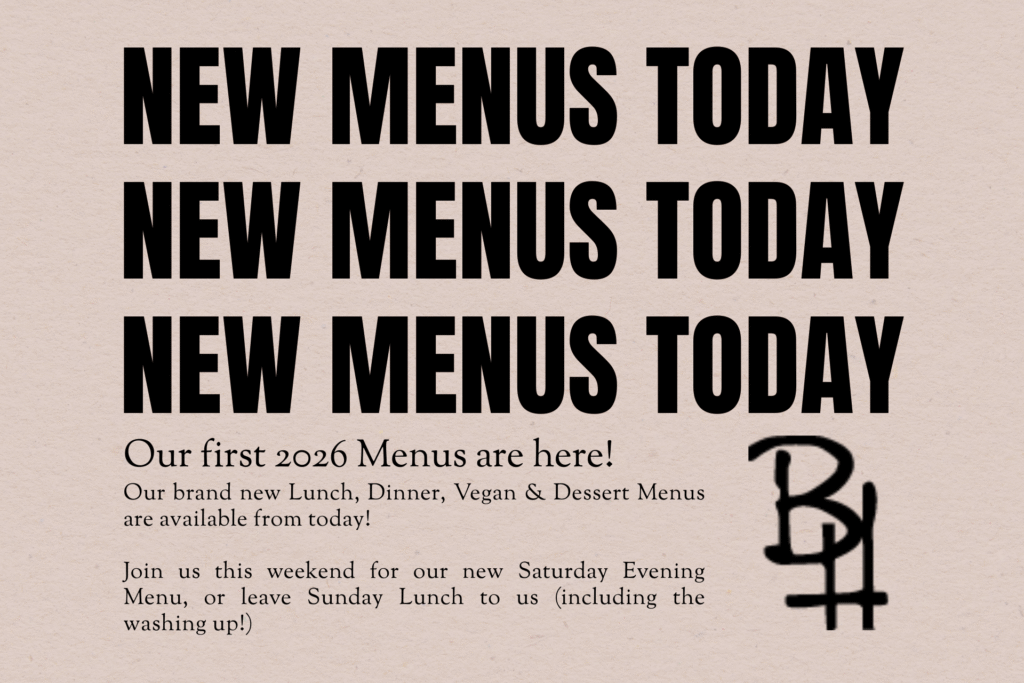 2026 menus