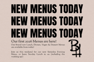 2026 menus